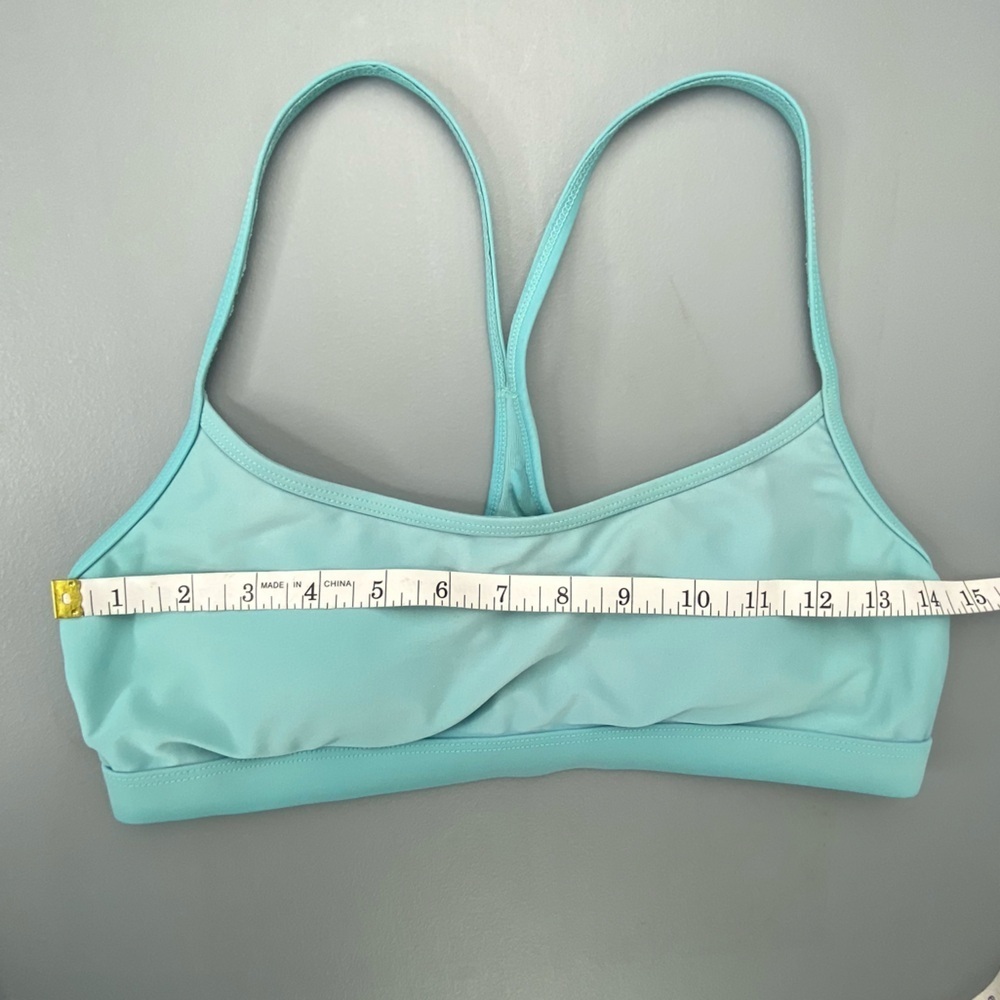 Splashletics turquoise blue racer back swim bikini top wms sz medium - Picture 8 of 11